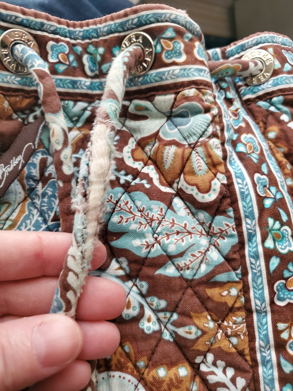 BUNDLE ONLY ITEM Vera Bradley Boho Backpack *FLAWS - Picture 16 of 16